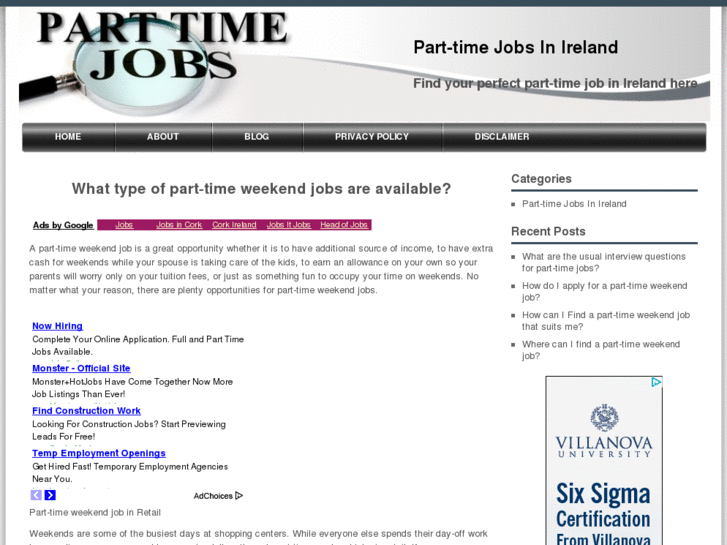 www.parttimejobsinireland.com