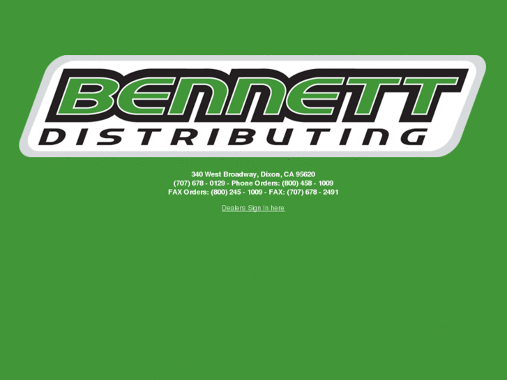www.bennettdistributing.net