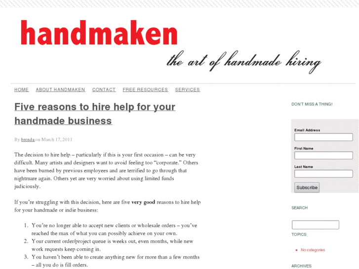 www.handmaken.com