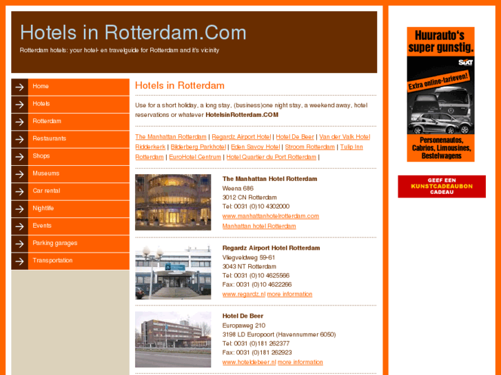 www.hotelsinrotterdam.info