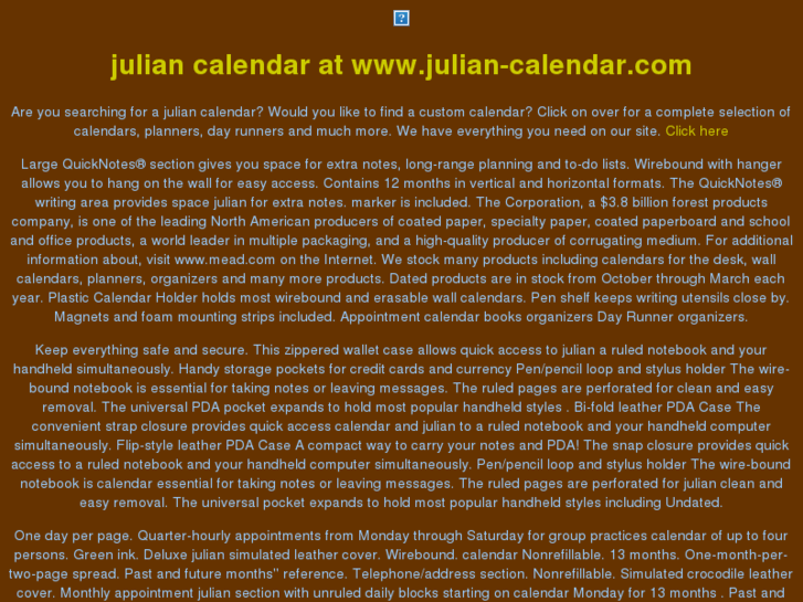 www.julian-calendar.com
