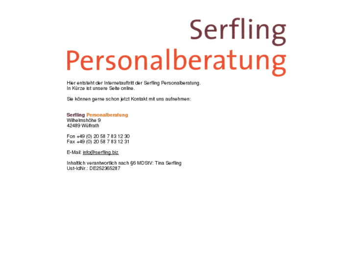 www.serfling.biz