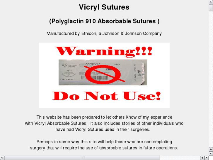 www.vicrylsutures.com