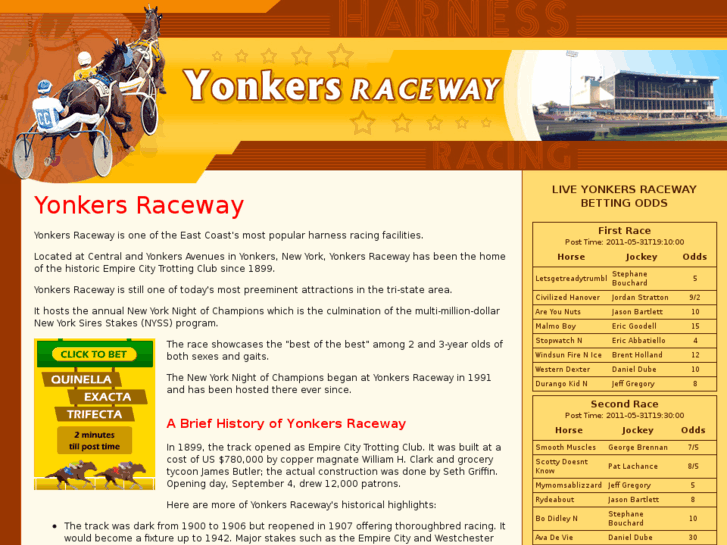 www.yonkers-raceway.info