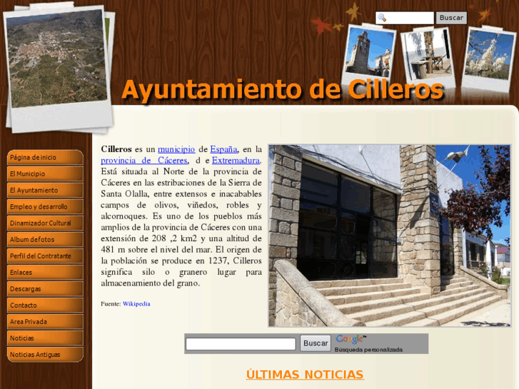 www.ayuntamientodecilleros.es