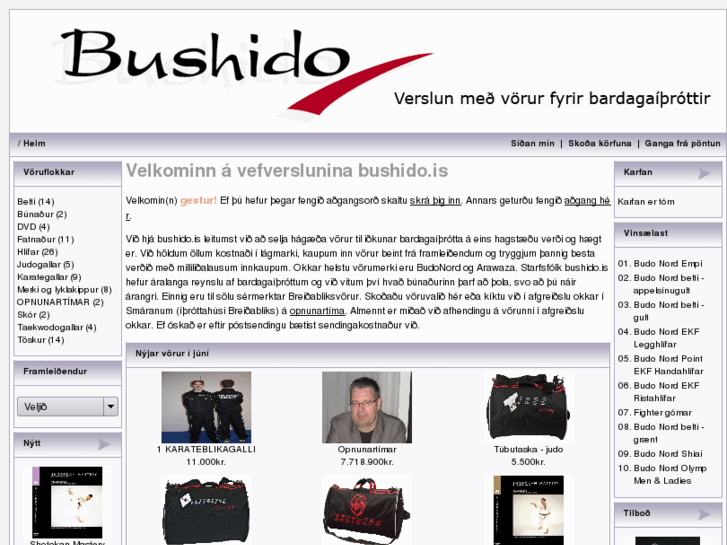 www.bushido.is