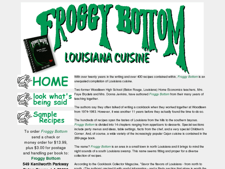 www.froggybottomcookbook.com