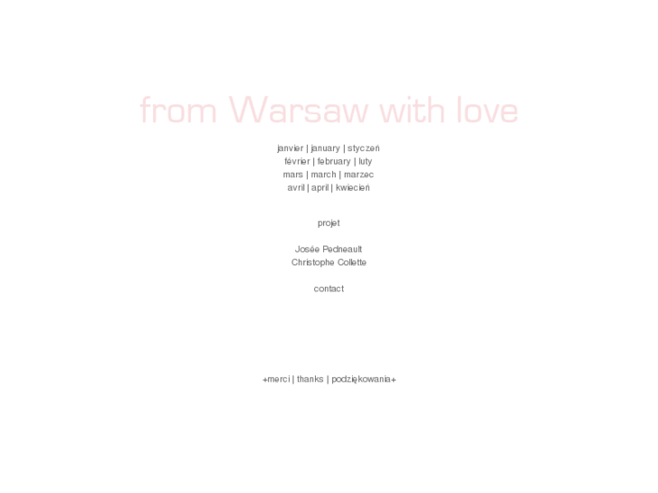 www.fromwarsawwithlove.com