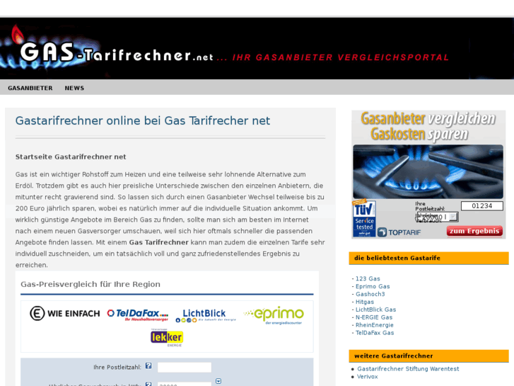 www.gas-tarifrechner.net