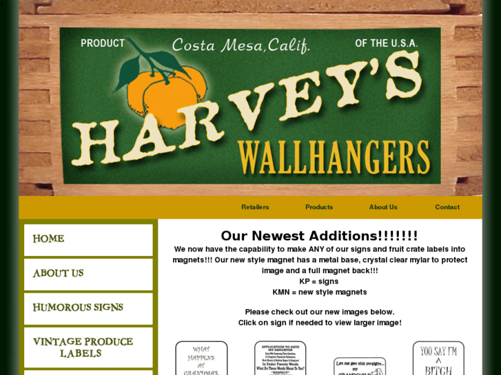 www.harveyswallhangers.com