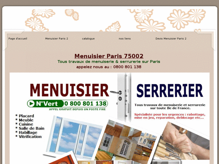 www.menuisierparis2.net