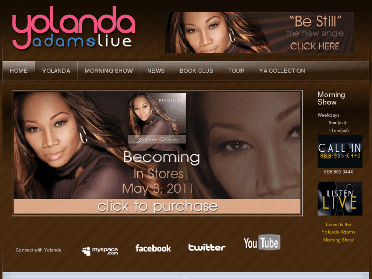 www.yolandaadamslive.com