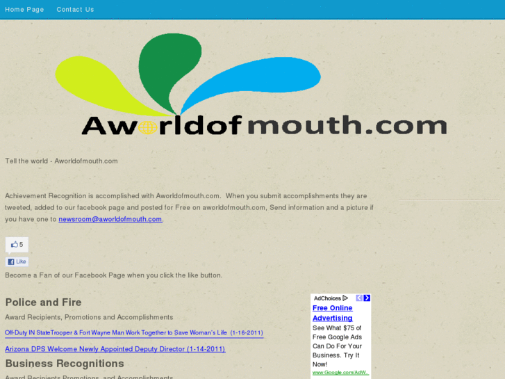 www.aworldofmouth.com