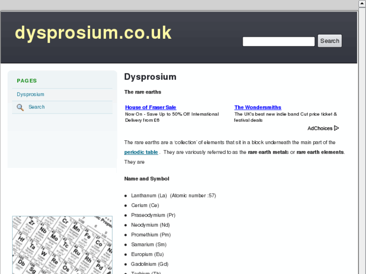 www.dysprosium.co.uk