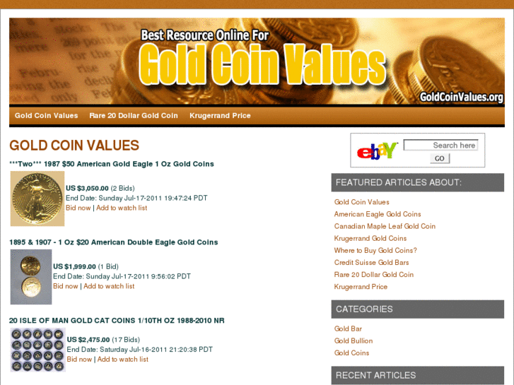 www.goldcoinvalues.org