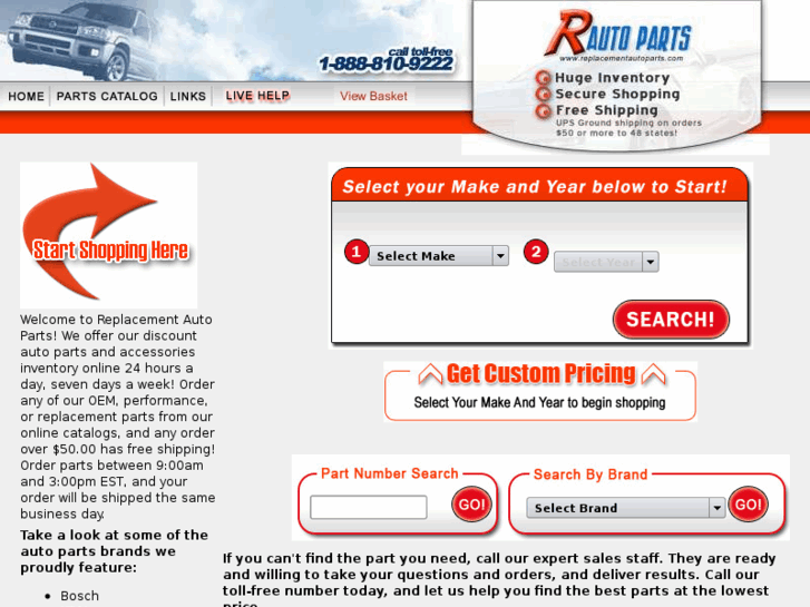 www.replacementautoparts.com