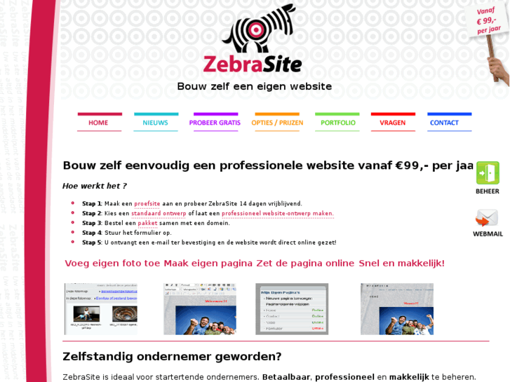 www.zebrasite.nl