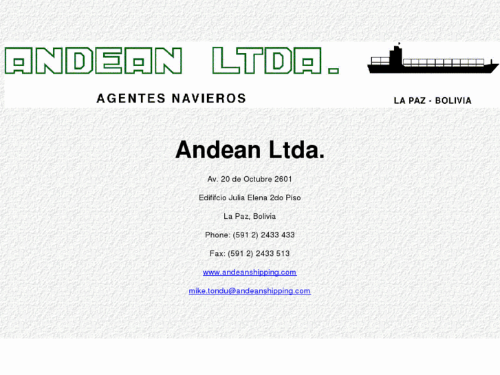 www.andeanshipping.com