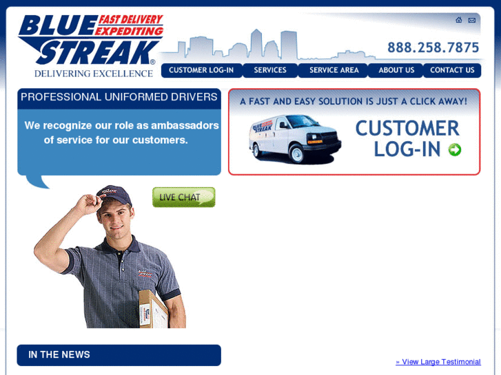 www.bluestreakcouriers.com