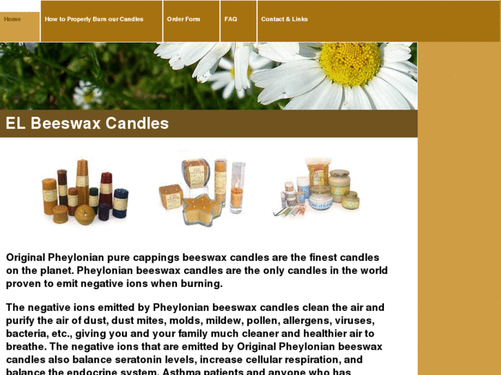 www.elbeeswaxcandles.com