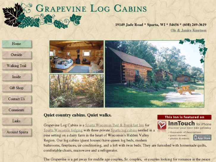 www.grapevinelogcabins.com