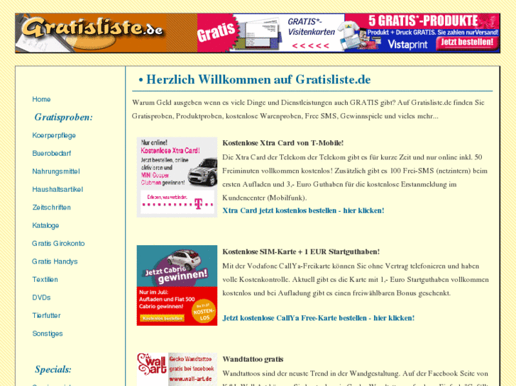 www.gratisliste.de