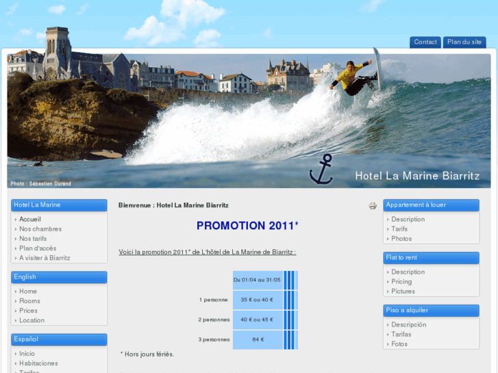 www.hotel-lamarine-biarritz.com
