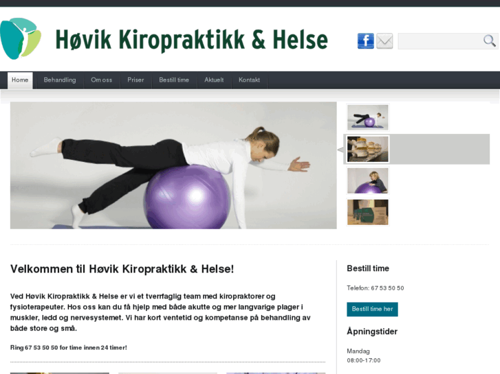 www.hovikkiropraktikkoghelse.com