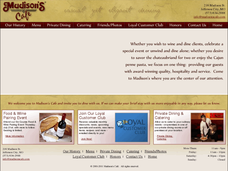 www.madisonscafe.com