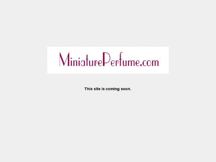 www.miniature-perfume.net