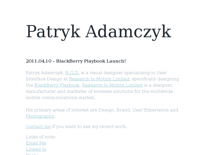 www.patrykadamczyk.com