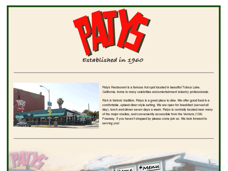 www.patysrestaurant.com