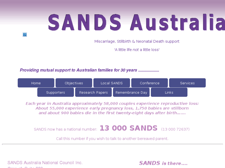 www.sands.org.au