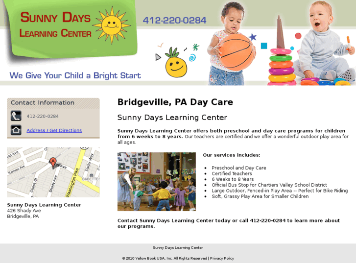 www.sunnydaysbridgeville.com