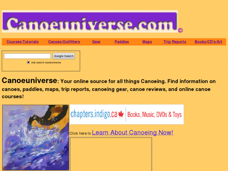 www.canoeuniverse.org