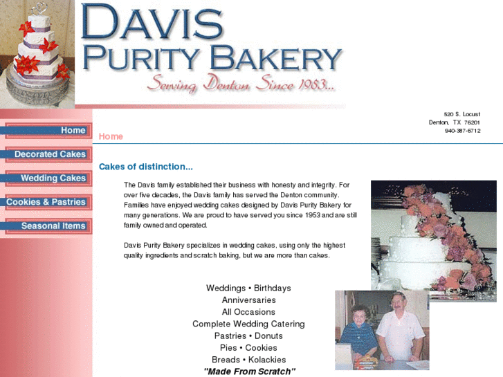 www.davispuritybakery.com