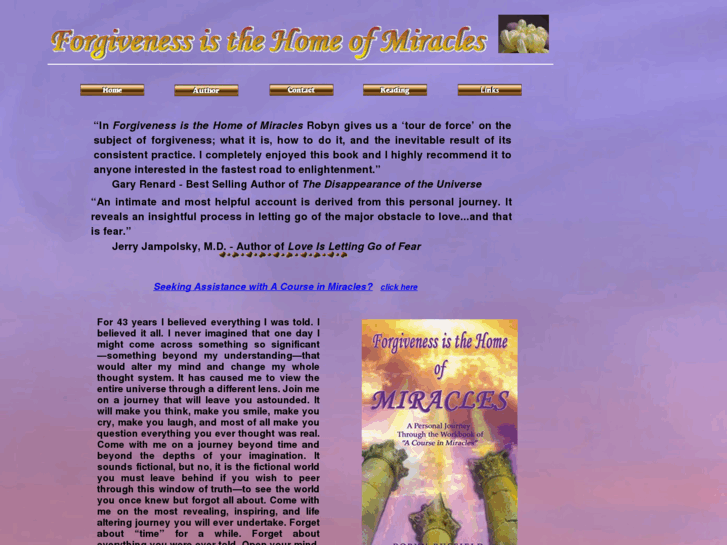 www.forgivenessisthehomeofmiracles.com