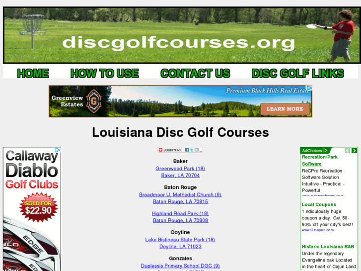 www.louisianadiscgolf.com