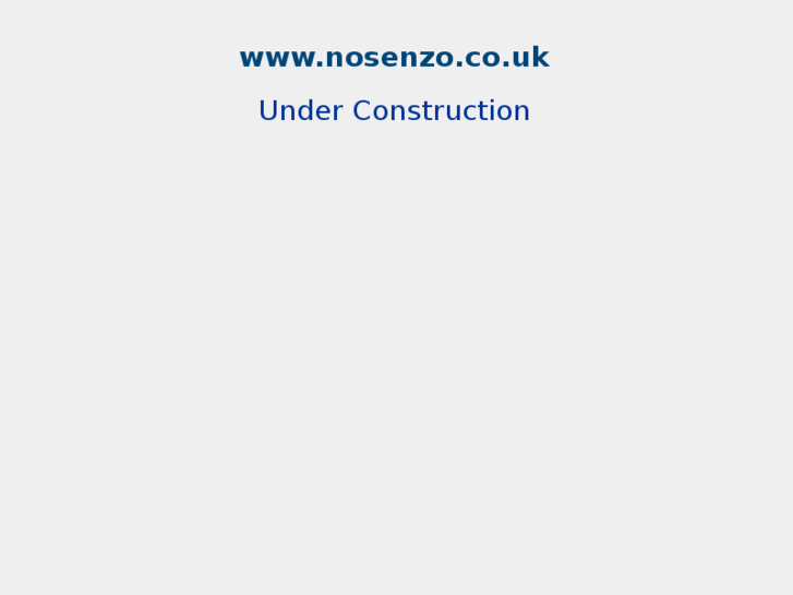 www.nosenzo.co.uk