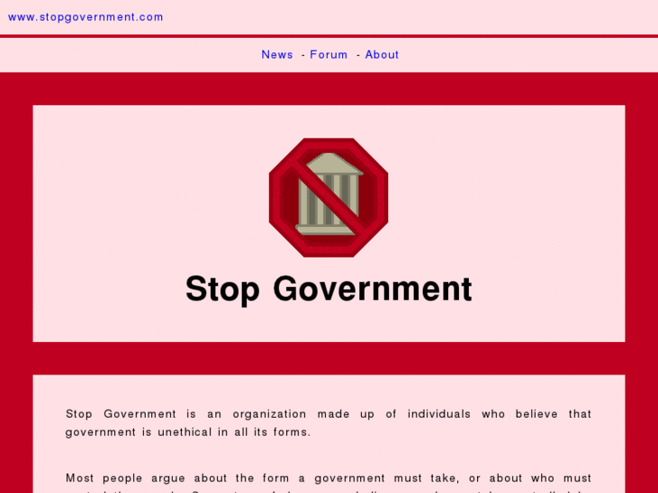 www.stopgovernment.com