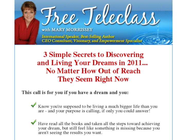 www.dreambuildingteleclass.com