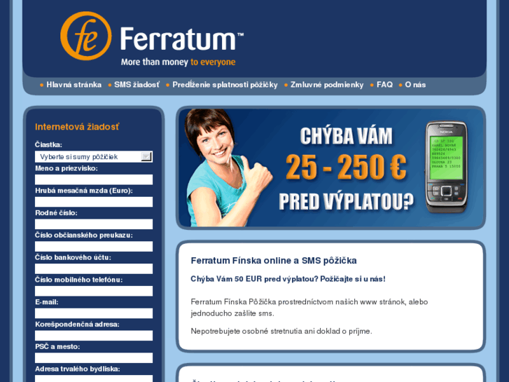 www.ferratum.sk