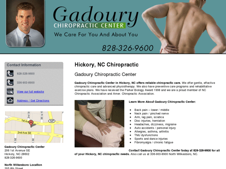 www.gadourychiropracticnc.com