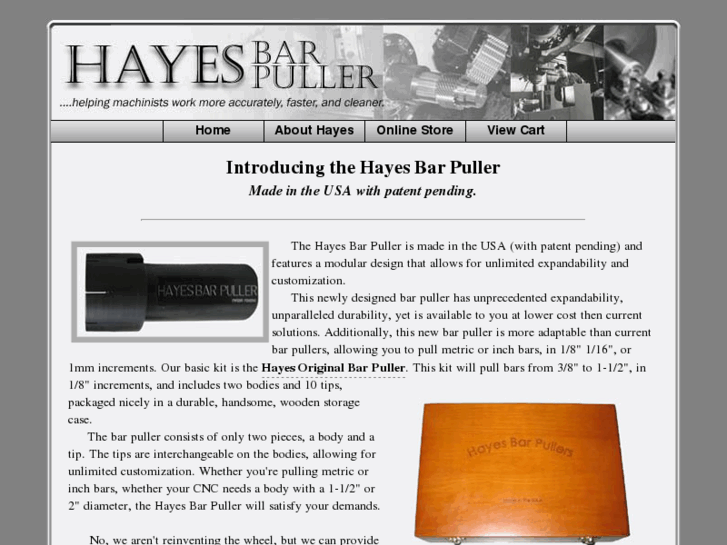 www.hayesbarpuller.com