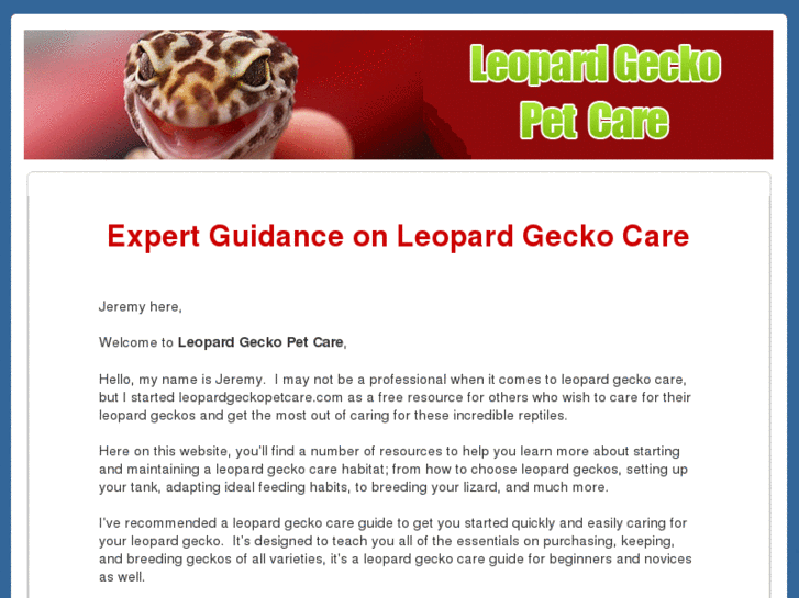 www.leopardgeckopetcare.com