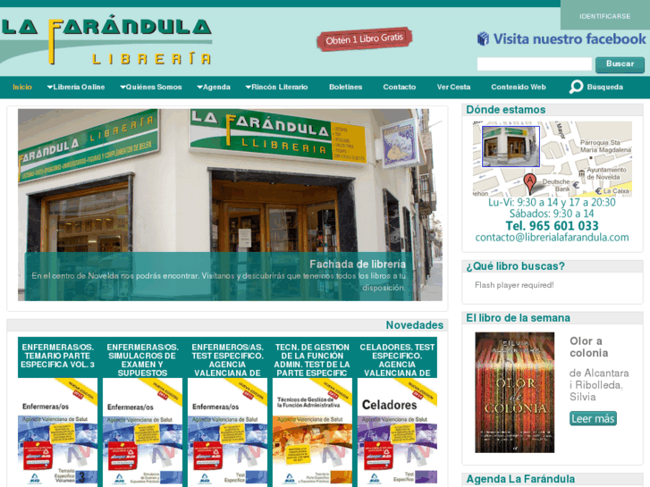 www.librerialafarandula.com