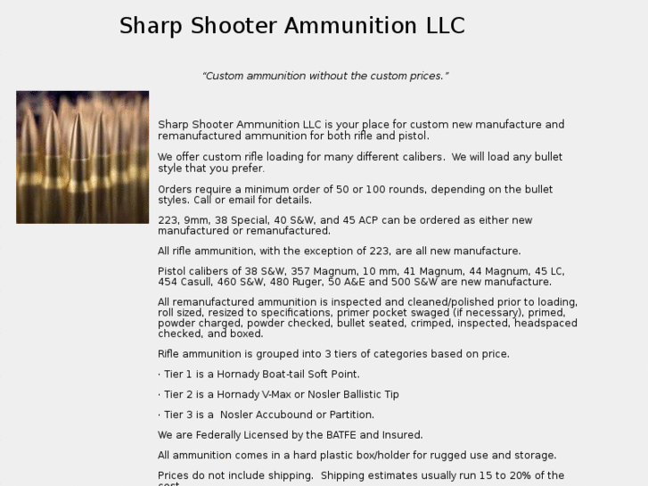 www.sharpshooterammo.com
