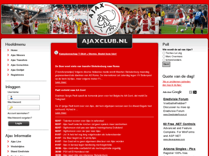 www.ajaxclub.nl