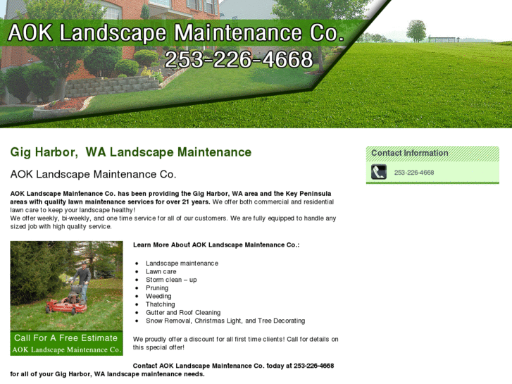 www.aoklandscapemaintenanceco.com