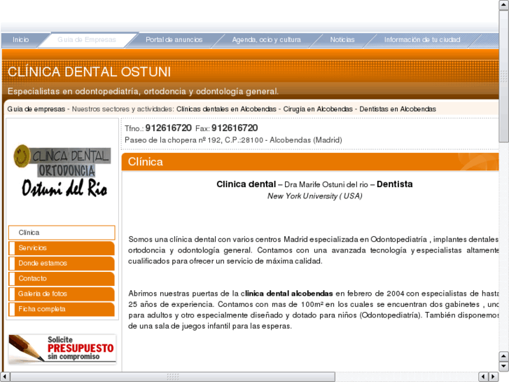 www.clinicadentalostuni.es